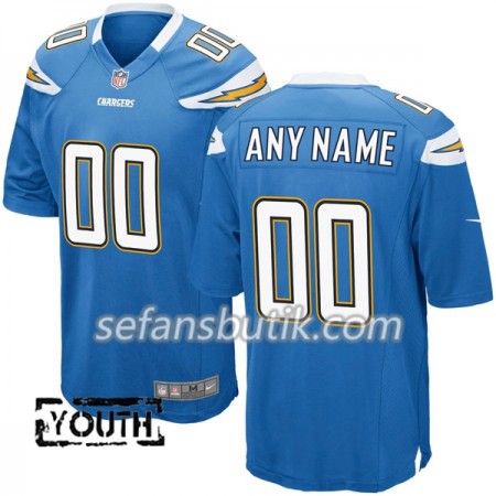 Los Angeles Chargers Custom Nike Blå - Barn Los Angeles Chargers Custom Nike Blå - Barn